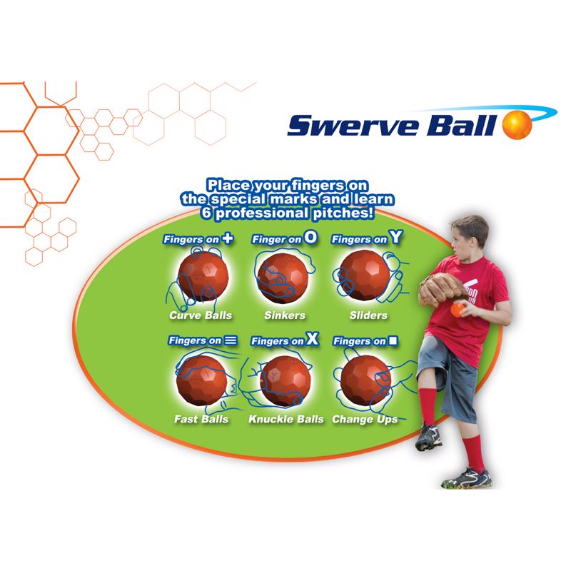 Swerve Sports Ball and Bat Combo Multicolored