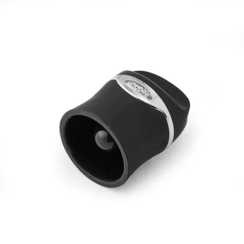 Houdini Black Plastic/Silicone Champagne Sealer