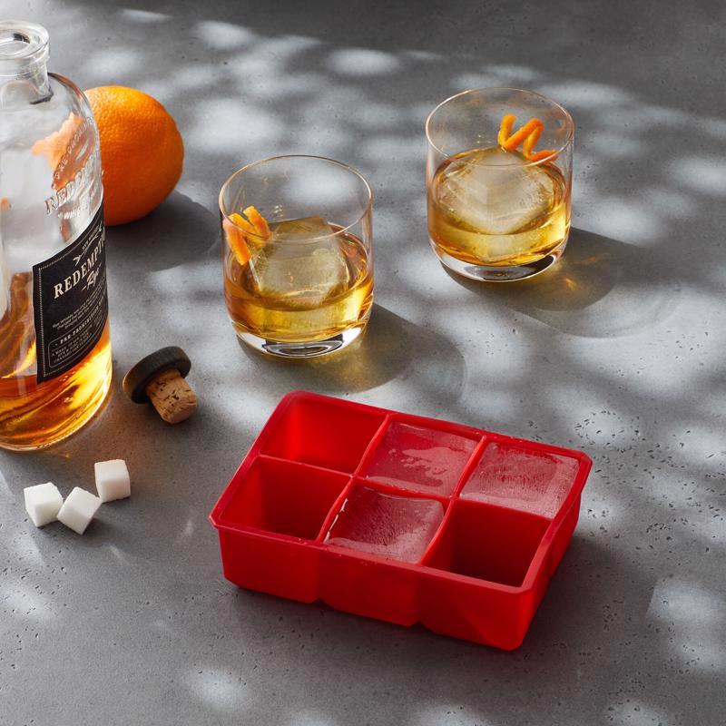 Houdini Red Silicone Ice Tray