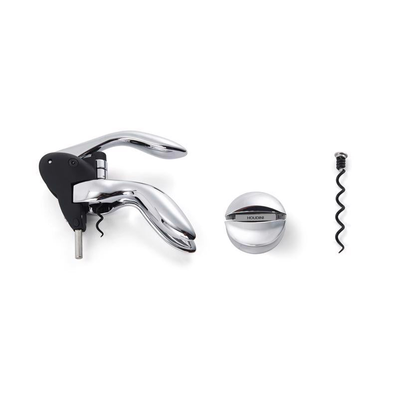 Houdini Deluxe Silver Stainless Steel Corkscrew