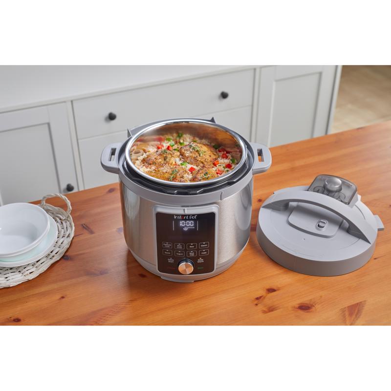 Instant Duo Plus Stainless Steel Digital Pressure Cooker 6 qt Black/Silver