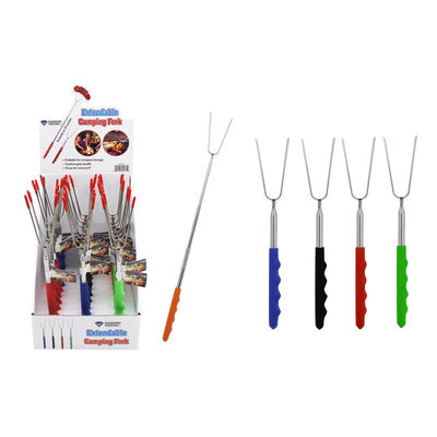 Diamond Visions Assorted Extendable Camping Fork 23 in. L