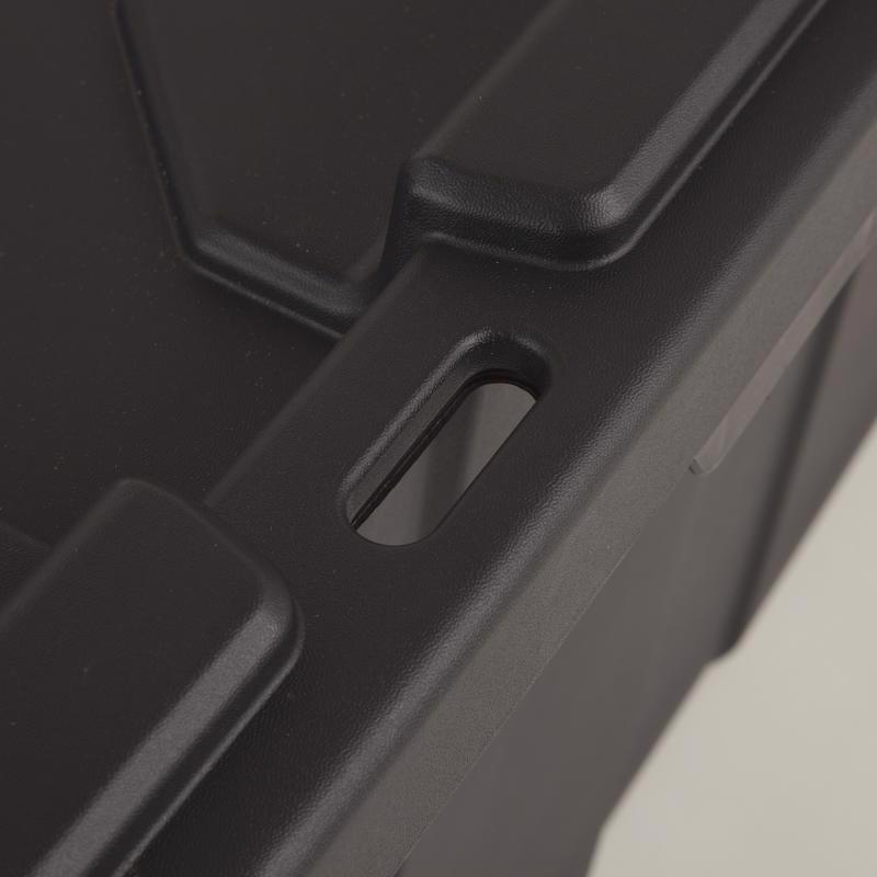 Sterilite 27 gal Black Storage Tote 15.25 in. H X 20.625 in. W X 30.5 in. D Stackable
