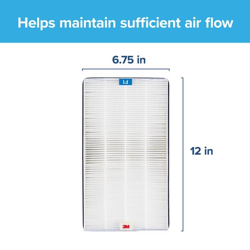 Filtrete 3M 12 in. H X 6.75 in. W Rectangular HEPA Air Purifier Filter