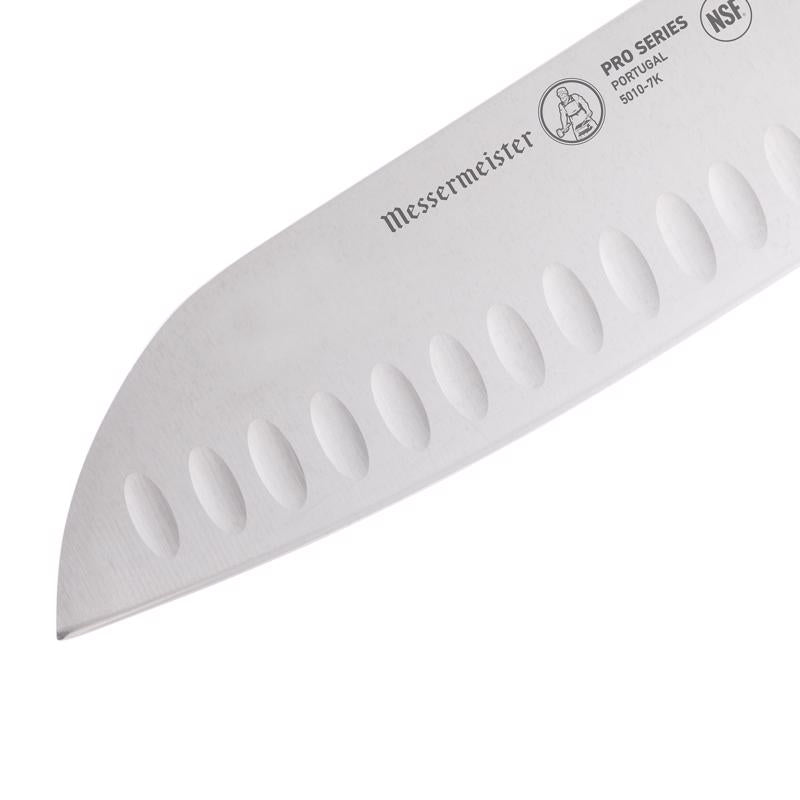 Messermeister Pro Series 7 in. L Stainless Steel Santoku Knife