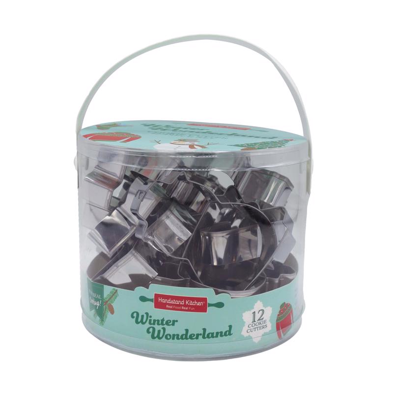 Handstand Kitchen Winter Wonderland Holiday Bucket Stainless Steel 12 pc 5.125 in.
