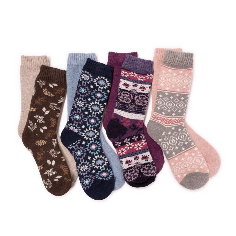 Muk Luks Unisex Boot One Size Fits Most Socks Assorted
