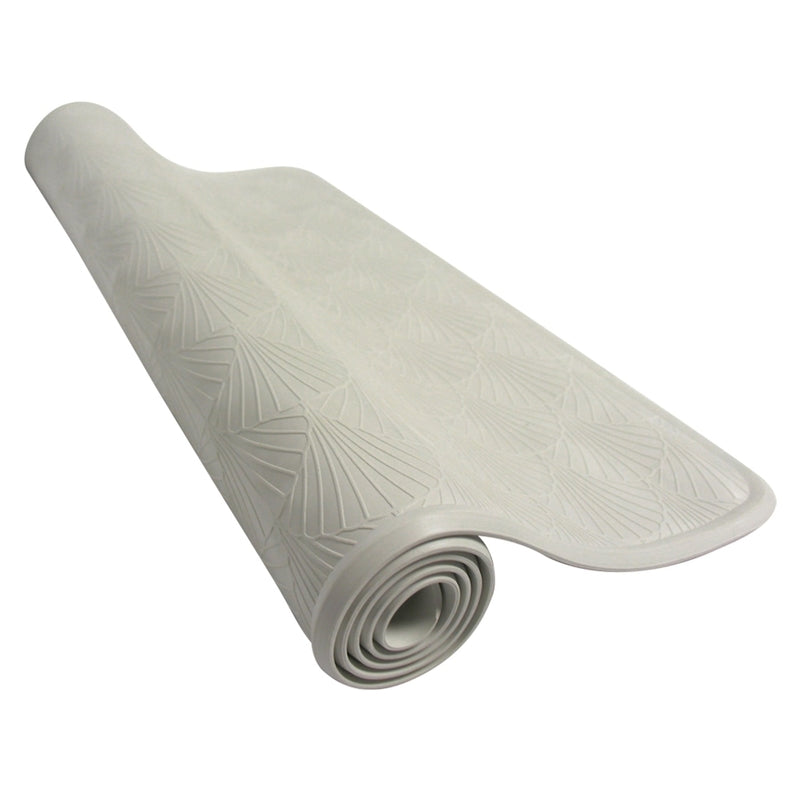 Zenith 27-1/2 in. L X 15-3/4 in. W White Rubber Bath Mat