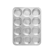 Nordic Ware Naturals 9.5 in. W X 12.9 in. L Muffin Pan Silver