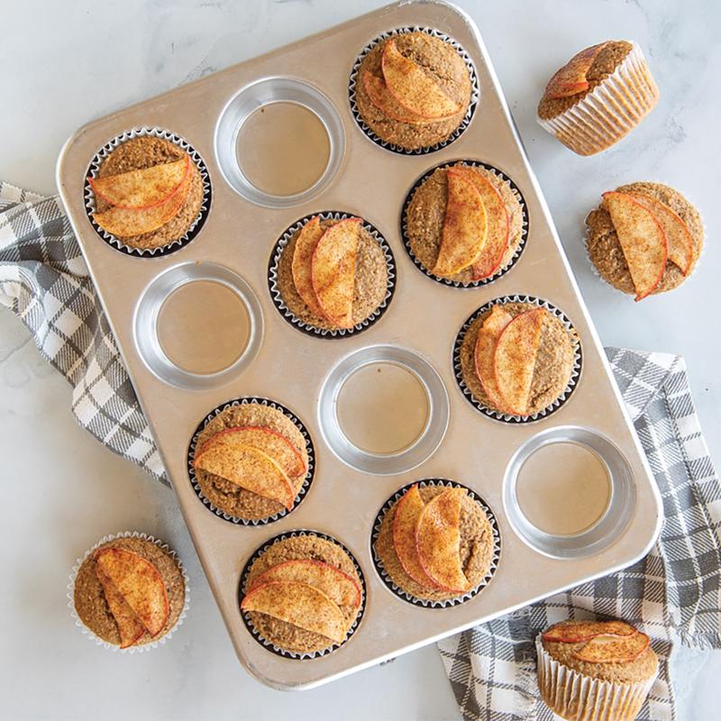 Nordic Ware Naturals 9.5 in. W X 12.9 in. L Muffin Pan Silver