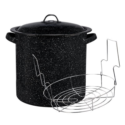 Cinsa Graniteware Canner/Rack 15.5 qt