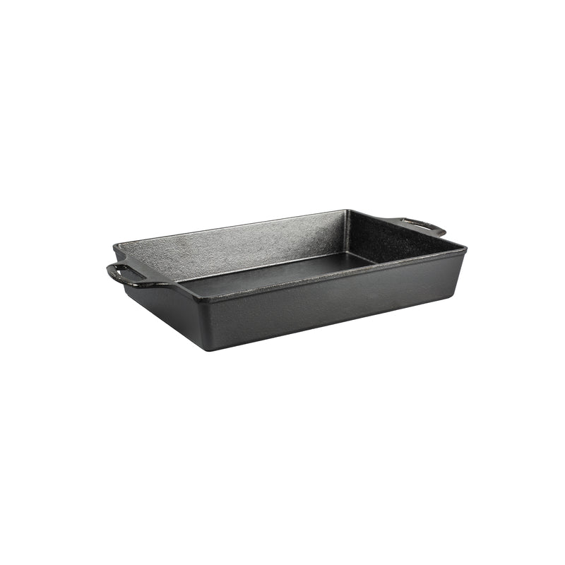 Lodge 13 in. W X 9 in. L Casserole Pan Black