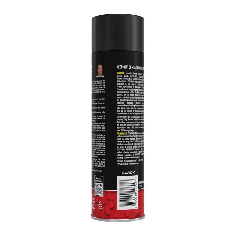 Flex Seal Family of Products Flex Seal MAX Black Rubber Spray Sealant 17 oz
