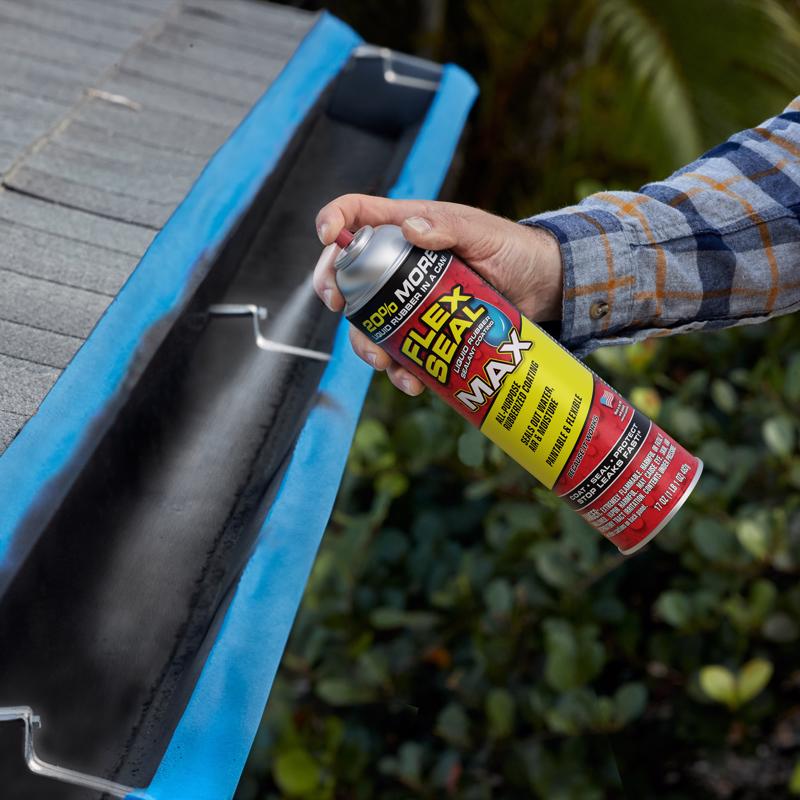 Flex Seal Family of Products Flex Seal MAX Black Rubber Spray Sealant 17 oz