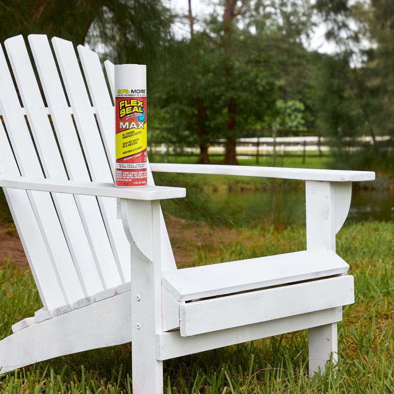 Flex Seal Family of Products Flex Seal MAX White Rubber Spray Sealant 17 oz