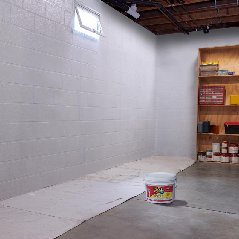 Flex Seal Family of Products Flex Seal MAX White Liquid Rubber Sealant Coating 2.5 gal