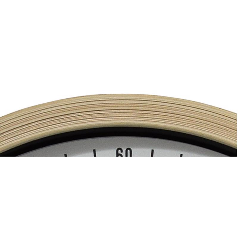 Westclox 10 in. L X 10 in. W Indoor Contemporary Analog Wall Clock Glass/Plastic Beige
