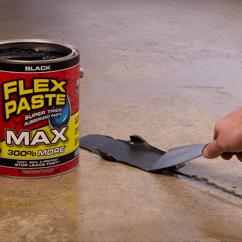 Flex Seal Family of Products Flex Paste MAX Black Rubber Coating 12 lb