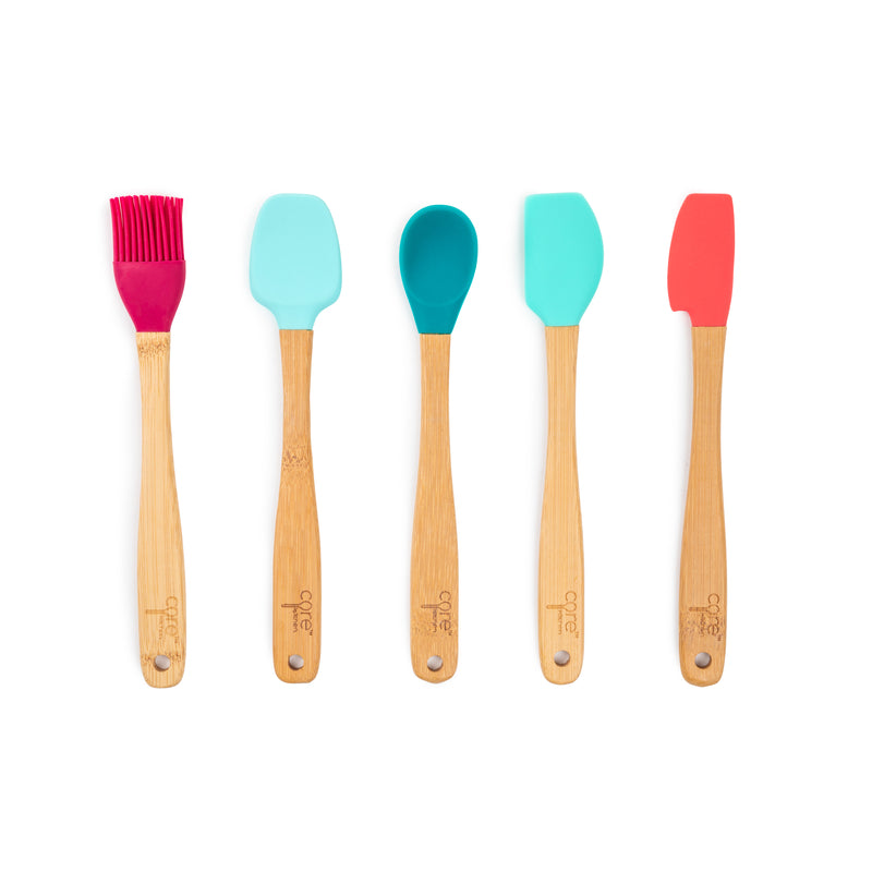 Core Kitchen Assorted Silicone/Wood Mini Utensils