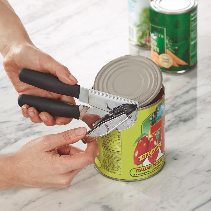 Swing-A-Way Black Steel Manual Can Opener