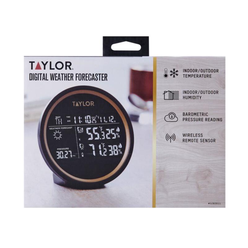 Taylor Weather Forecaster with Temperature and Humidity