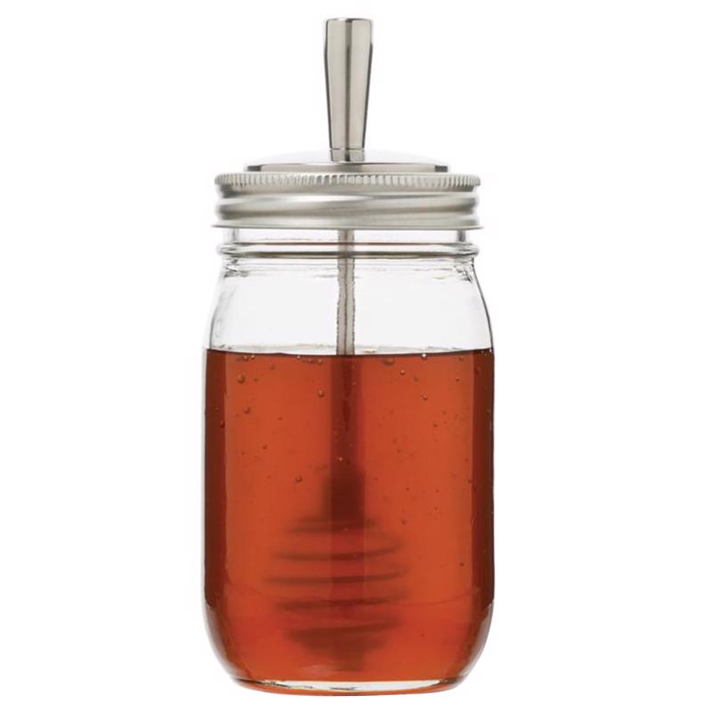 Jarware Regular Mouth Decorative Jar Lid Honey Dripper