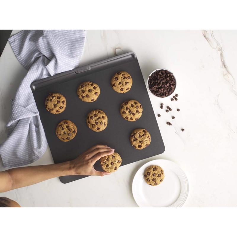Good Cook Air Perfect 14 in. W X 16 in. L Cookie Sheet Black