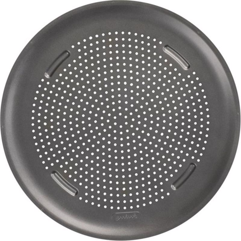 Good Cook Air Perfect 15.75 in. Pizza Pan Black