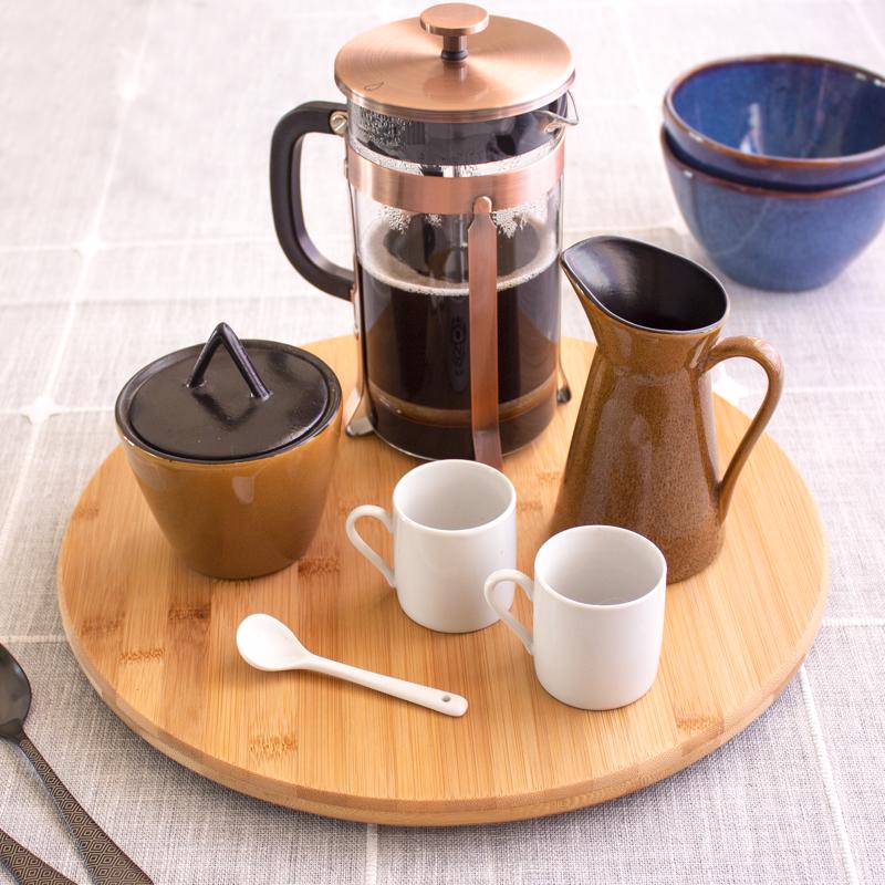 Totally Bamboo TB Home Brown 1 in. H X 14 in. D Bamboo Lazy Susan