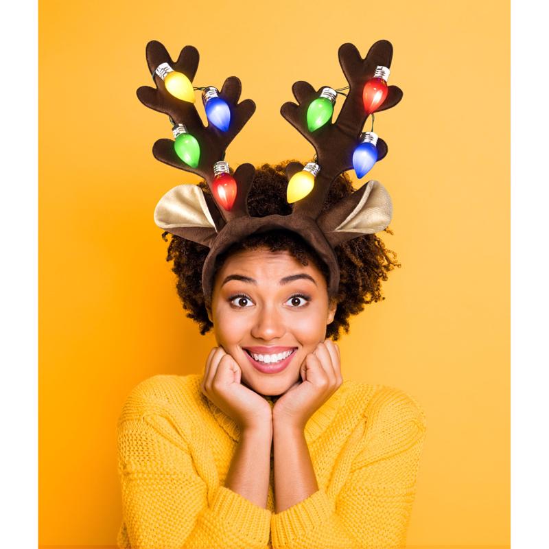 Lotsa Lites LED Antlers Headband