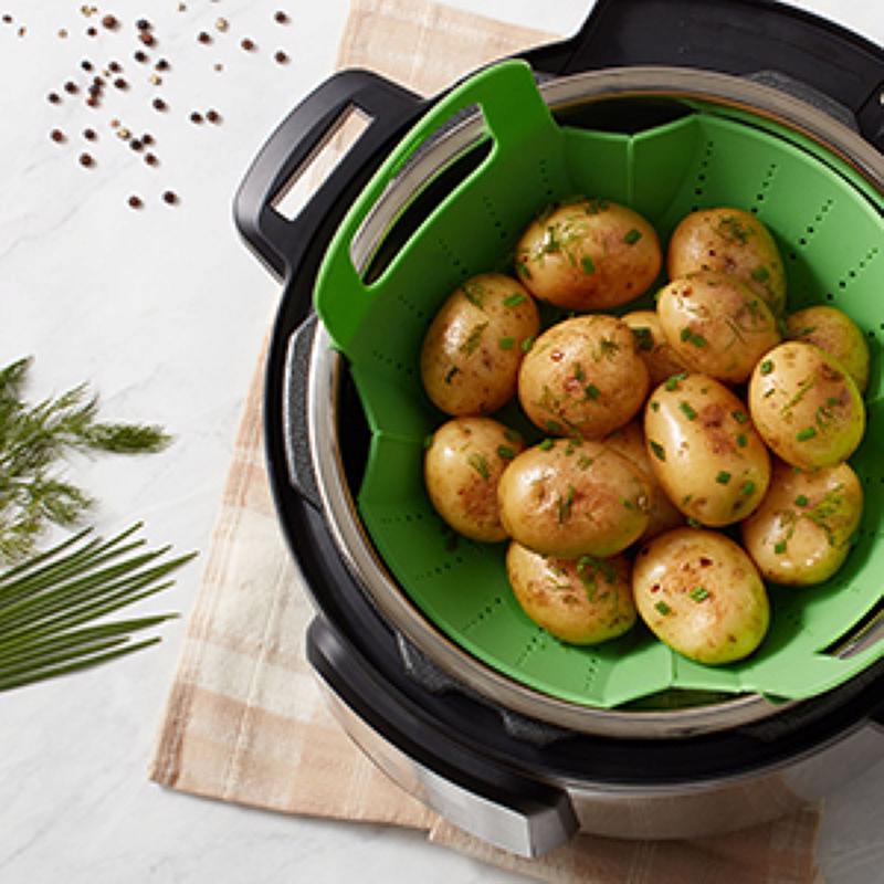 Instant Pot Green Silicone Steamer Basket