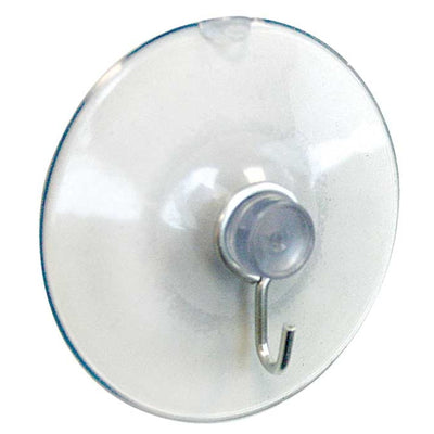 Crawford Large Plastic Suction Cup Hook 2.25 in. L