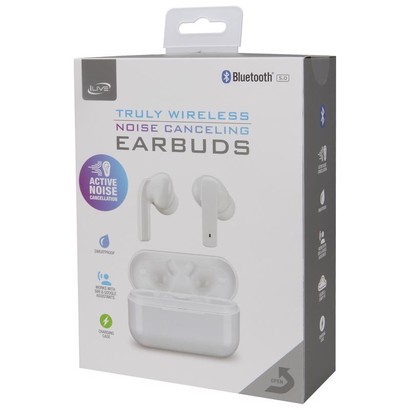 iLive Wireless Bluetooth Earbuds w/Charging Case