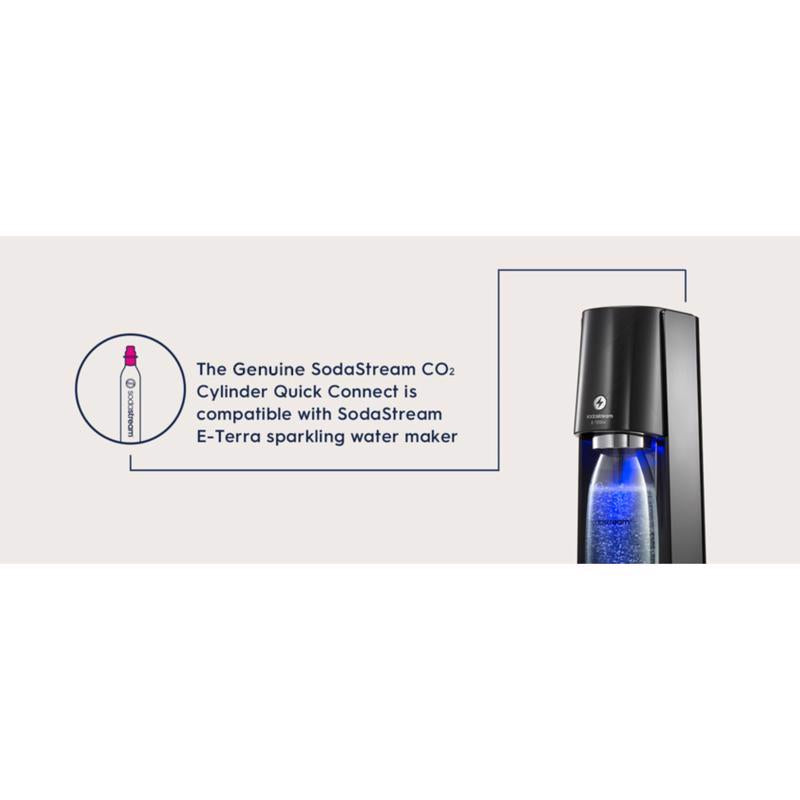 SodaStream Quick Connect Pink 60 L CO2 Cylinder