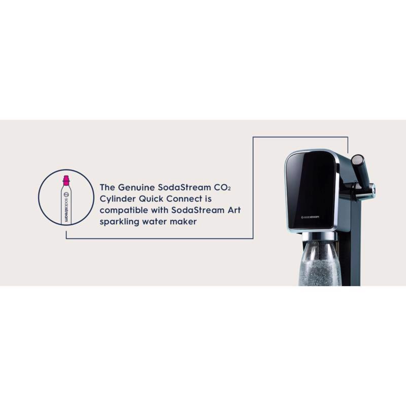 SodaStream Quick Connect Pink 60 L CO2 Cylinder