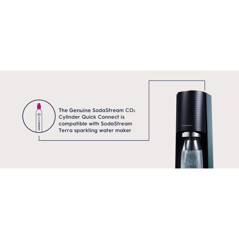 SodaStream Quick Connect Pink 60 L CO2 Cylinder