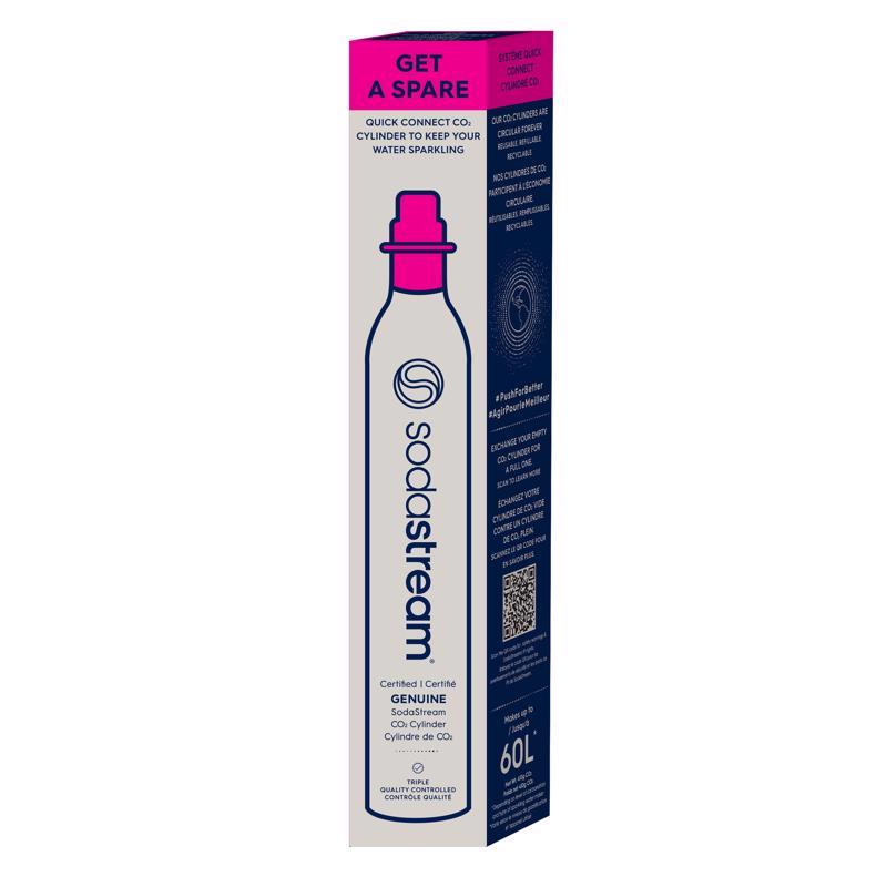 SodaStream Quick Connect Pink 60 L CO2 Cylinder