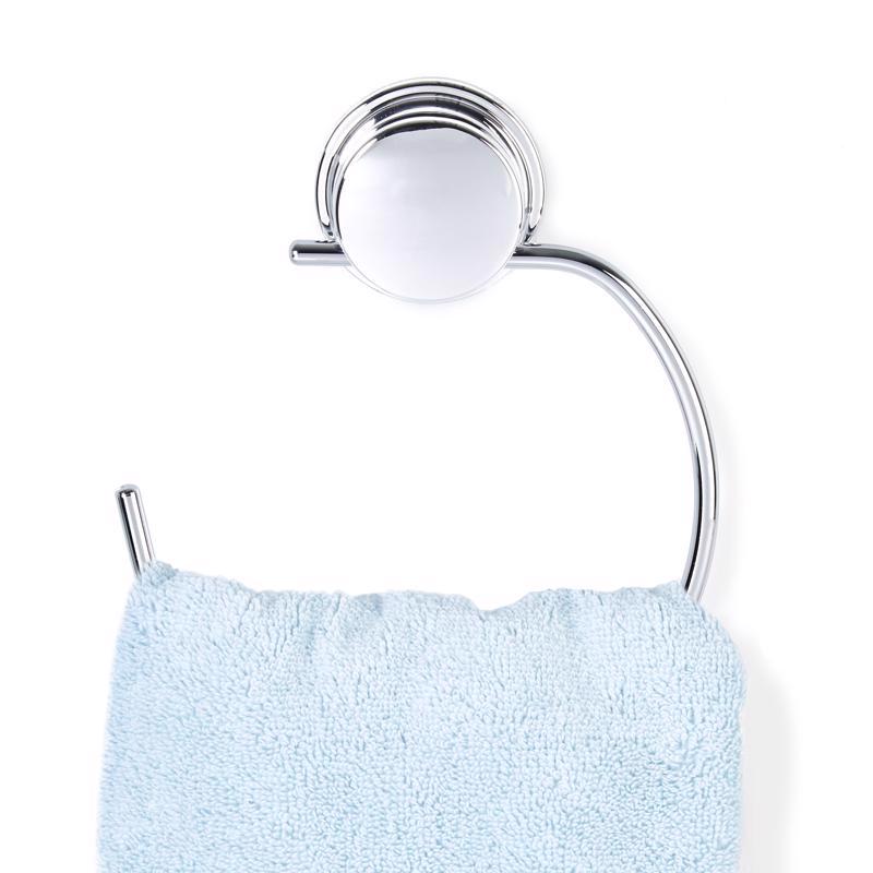 Better Living Stick N Lock Plus Chrome Silver Toilet Paper Holder