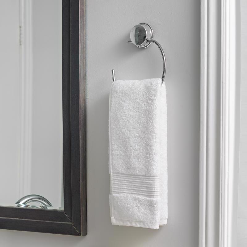 Better Living Stick N Lock Plus Chrome Silver Toilet Paper Holder