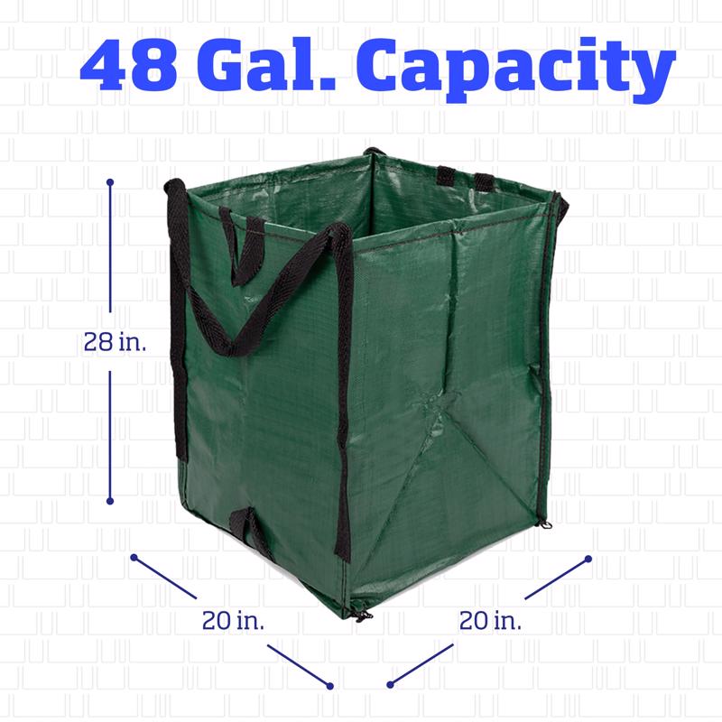 DuraSack 48 gal Pop Up Yard Bag Open