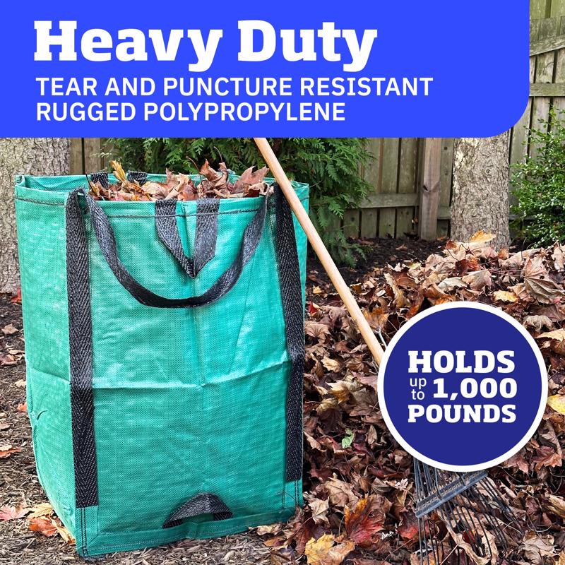 DuraSack 48 gal Pop Up Yard Bag Open