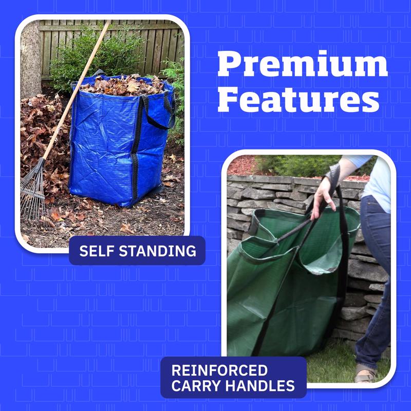 DuraSack 48 gal Pop Up Yard Bag Open
