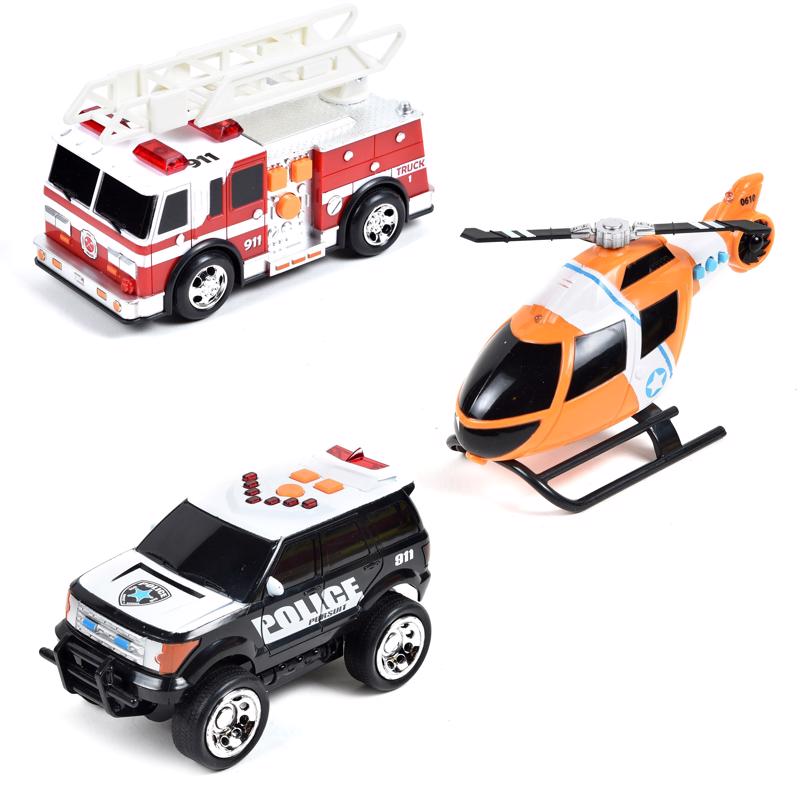 Sunny Days Maxx Action Mini Rescue Vehicles Multicolored