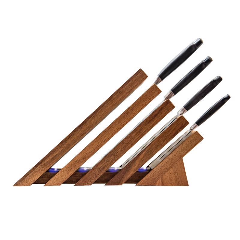 Messermeister NEXT LEVEL Wood Magnetic Knife Storage Block