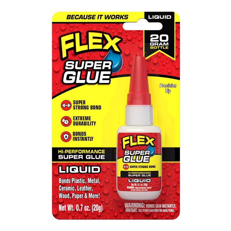 Flex Seal Family of Products Flex Super Glue High Strength Clear Super Glue 20 gm