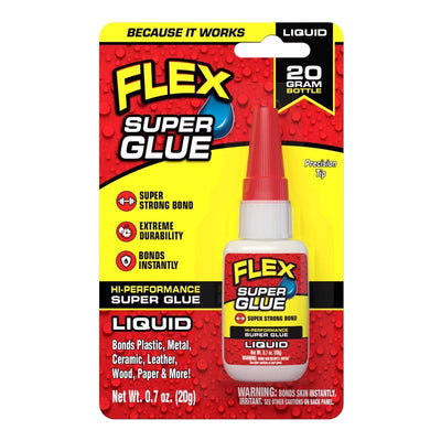 Flex Seal Family of Products Flex Super Glue High Strength Clear Super Glue 20 gm
