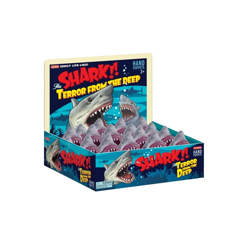 Schylling Shark Hand Puppet Multicolored