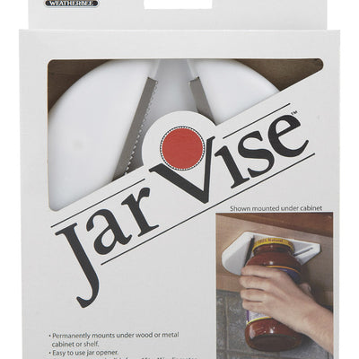 Weatherbee White Plastic Opener Jar Vise