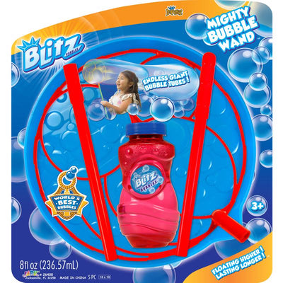 Blitz Bubbles Mighty Bubble Wand Multicolored