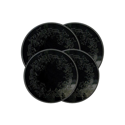 Range Kleen Black Stainless Steel Burner Cover Set